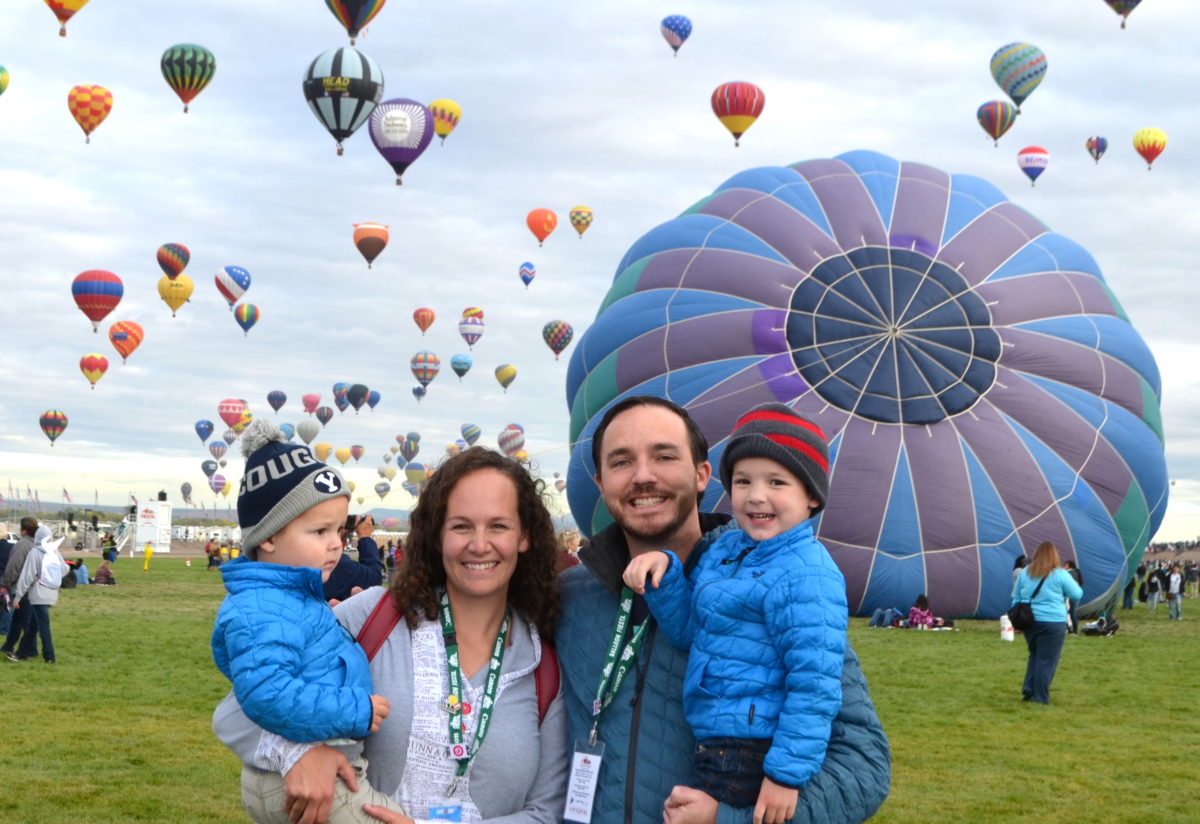 The Mass Ascension at the Albuquerque International Balloon Fiesta is an incredible experience, but is truly mesmerizing for kids. 