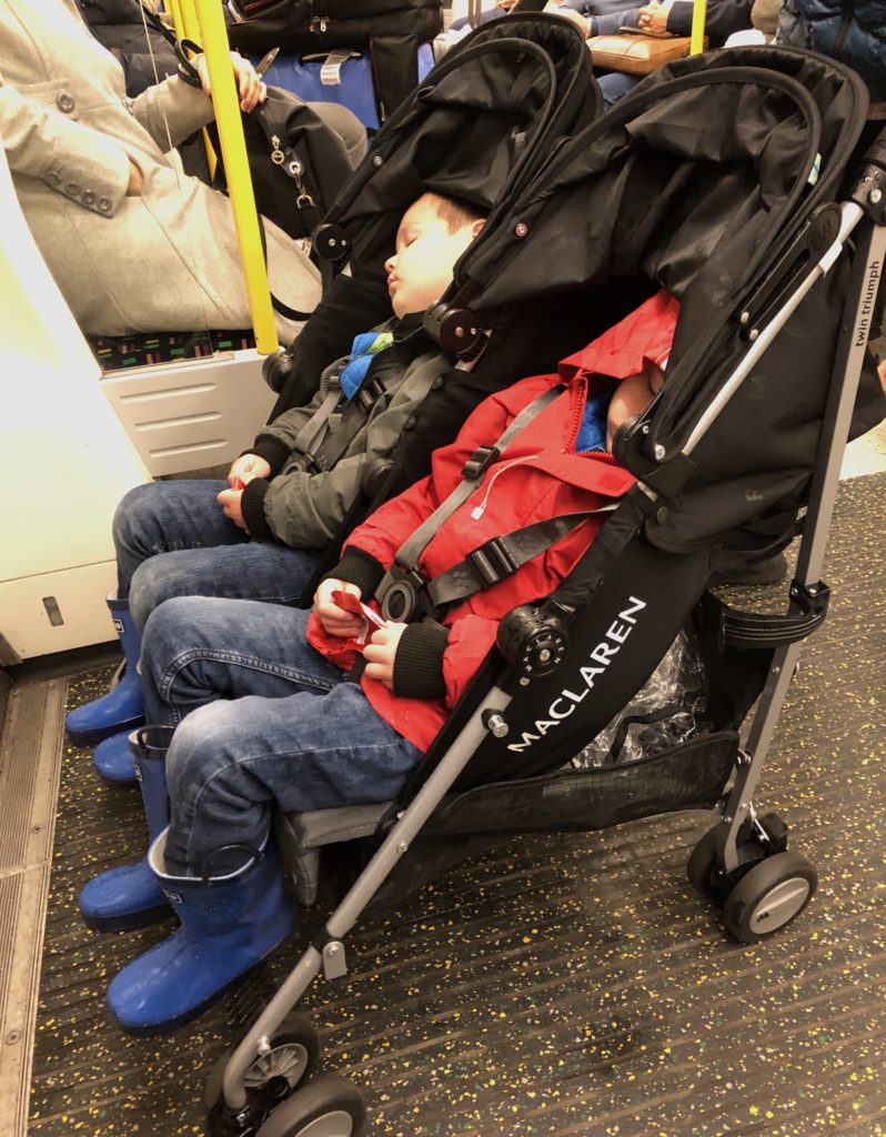Strollers in London are great for kids to sleep on the go - Exploring Through Life