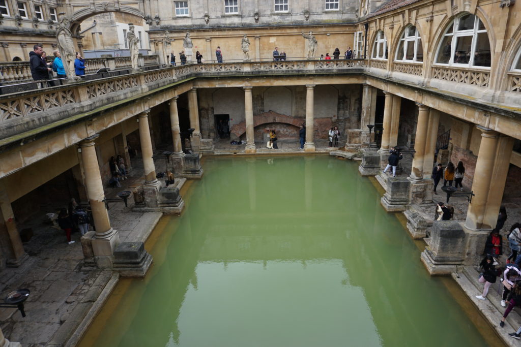 The Roman Baths in Bath, England with kids - Things to See in the English Countryside - Exploring Through Life