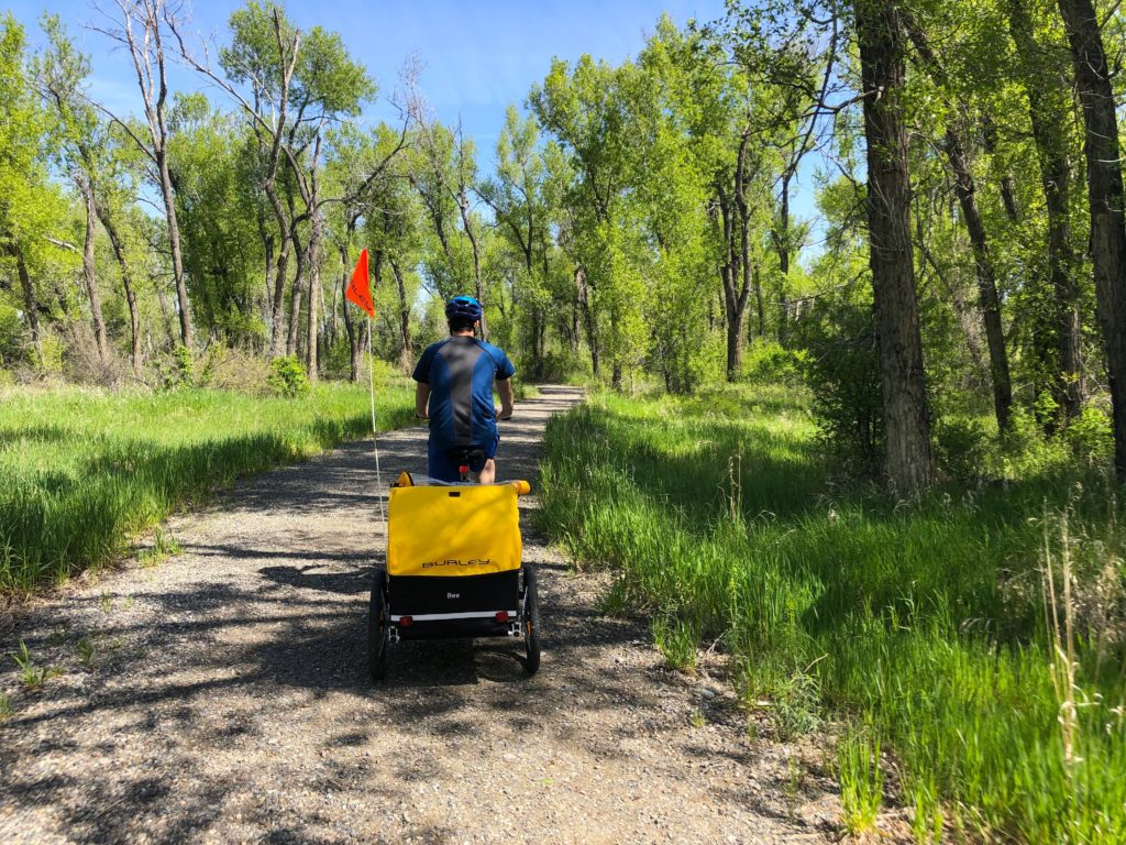 Riding Bikes in Riverfront Park - Billings Montana with Kids - Exploring Through Life