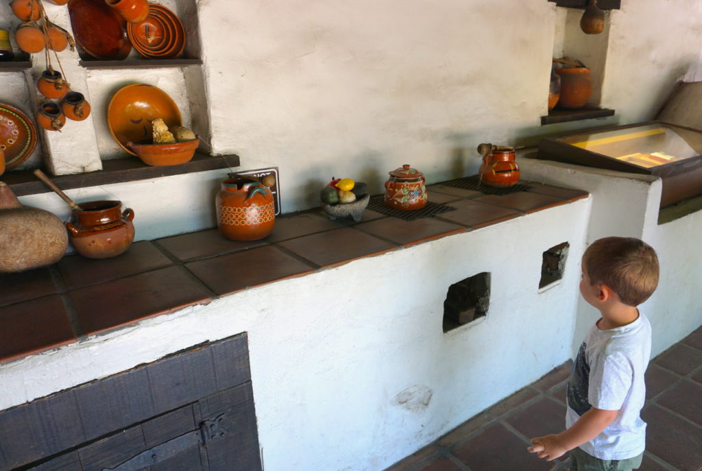 Mexican pottery at Avila Adobe - Olvera Street with Kids - Exploring Through Life