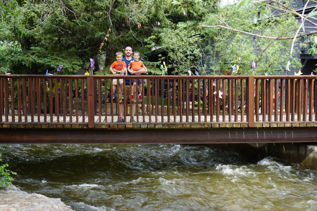 Bridge over the watershed in Crested Butte - Things to Do in Crested Butte, Colorado with Kids - Exploring Through Life