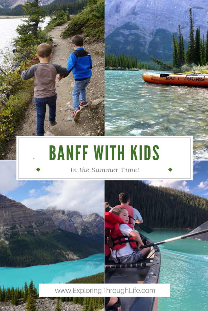 Summer in Banff is one of the most gorgeous places I've ever been! Make sure your kids love it just as much as you do with these summer things to do with kids in Banff! From hiking in Banff, canoeing on Lake Louise or rafting on the Bow River, your kids will love this Banff family vacation!