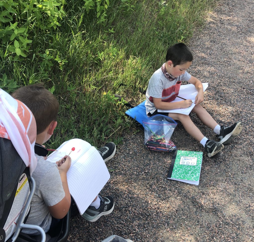 nature journaling is fun and educational - games and activities for hiking - exploring through life