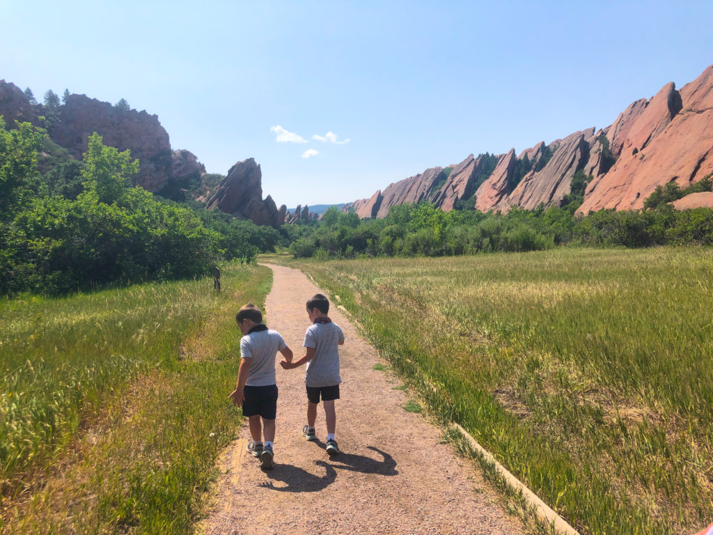 Red rocks at Roxborough State Park - 31-Day Hiking Challenge - Exploring Through Life