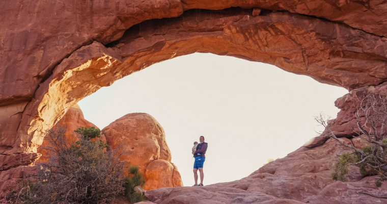 The Windows hike of Arches National Park features two windows and several other arches and formations. It's a great option to see a lot with kids. - Exploring Through Life