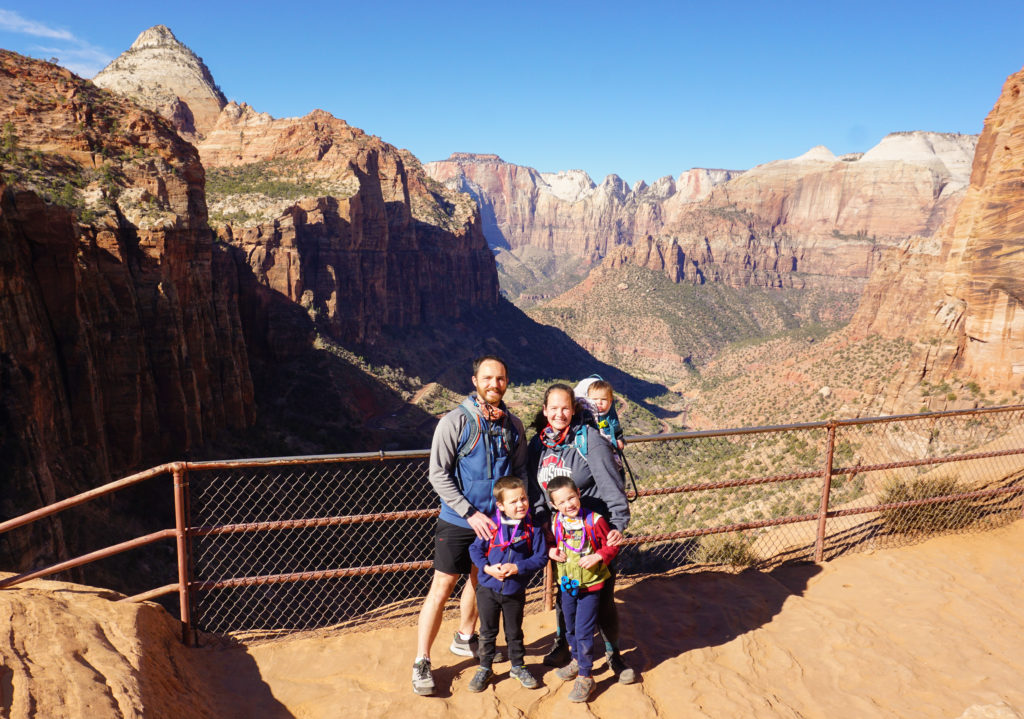 The Canyon Overlook Trail in Zion National Park has great views of the canyon and is kid-friendly. - Exploring Through Life