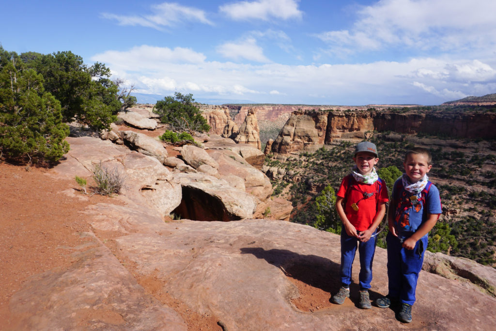 Colorado National Monument features incredible views of Monument Canyon.